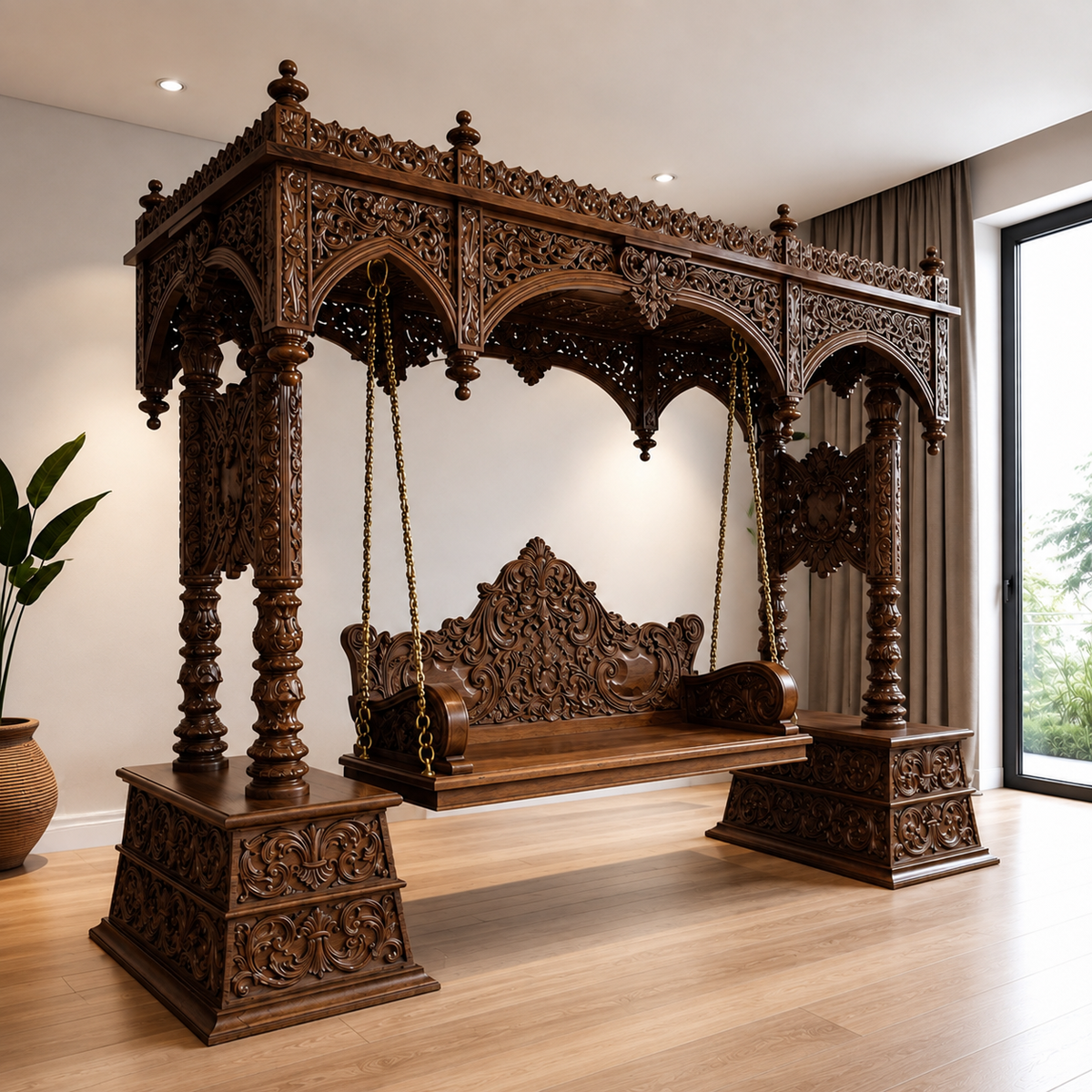 Mysore Handcrafted Wooden jhula