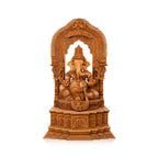 Wooden Ganesh Statue