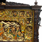 Mysore Wooden Inlay Wooden Shiva Leela Panel