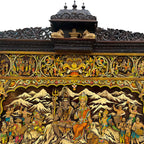 Mysore Wooden Inlay Wooden Shiva Leela Panel
