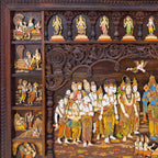 Mysore Wooden Inlay Srinivasa Kalyanam Panel